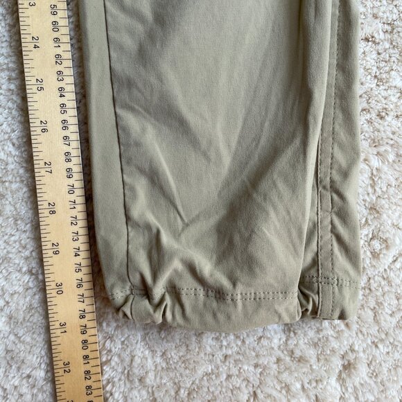 Columbia Omni-Shield Womens Sz 4 Tan Convertible Nylon Hiking Pants Lightweight - Picture 11 of 16